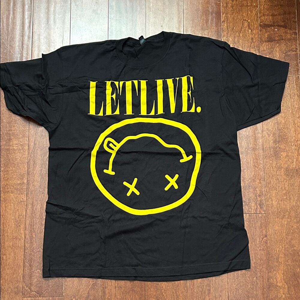 Letlive Black Crew Neck Band Tee Shirt, Size Small, NWOT